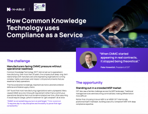 How Manufacturers Can Turn CMMC Compliance Into A Competitive Advantage