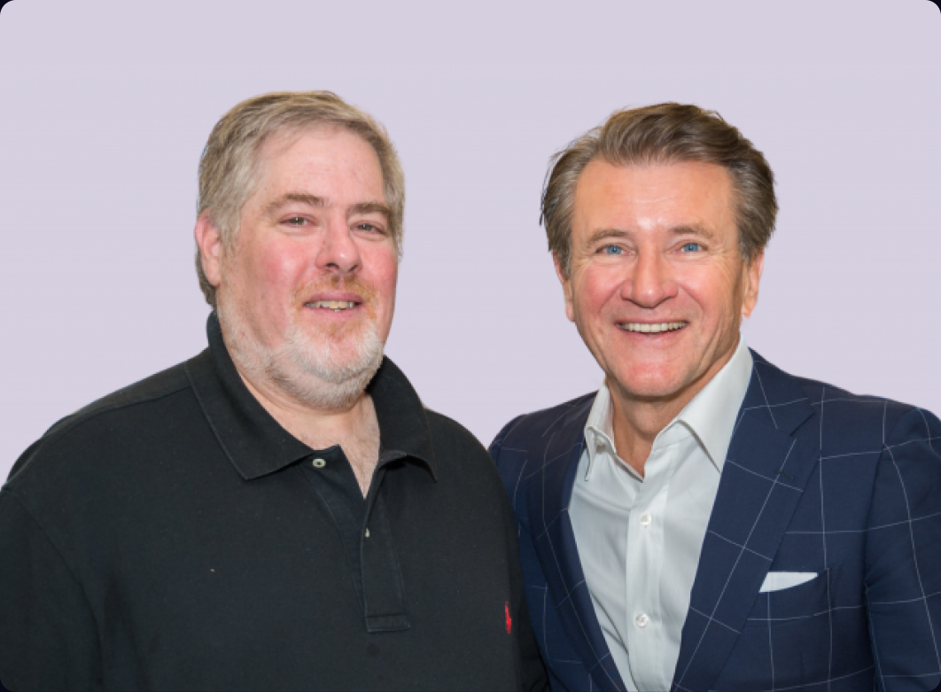 Peter Horewitch with Robert Herjavec